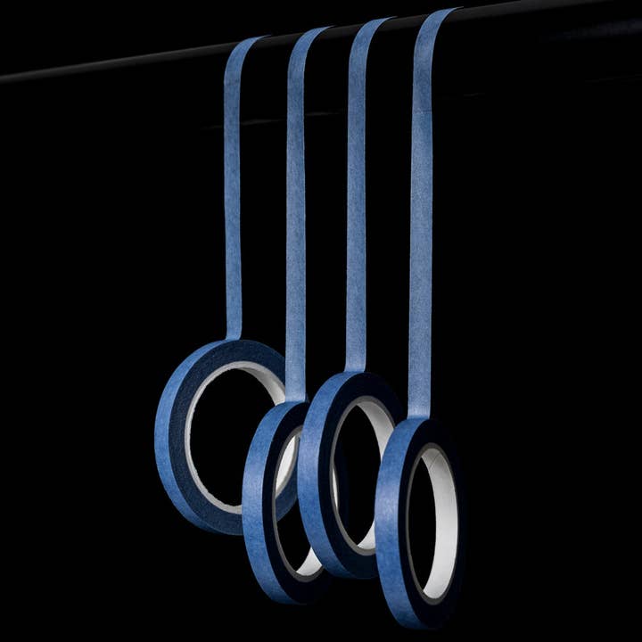 Set de rubans washi fins bleus pour la vente par takkti