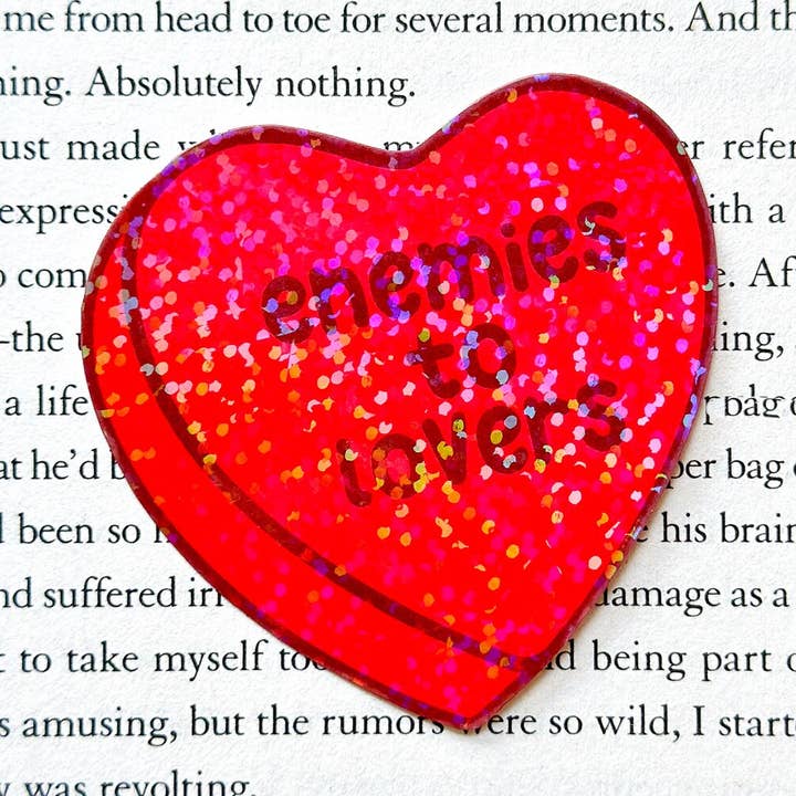 slikhjerte „fjender til elskere“ kindle-bogklistermærke for engroshandel hos Smut Babe Co.