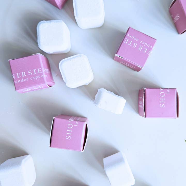 Milk + Body - Wholesale Shower Steamer/Bomb - Lavender Espresso | Seasonal Shower Steamer3