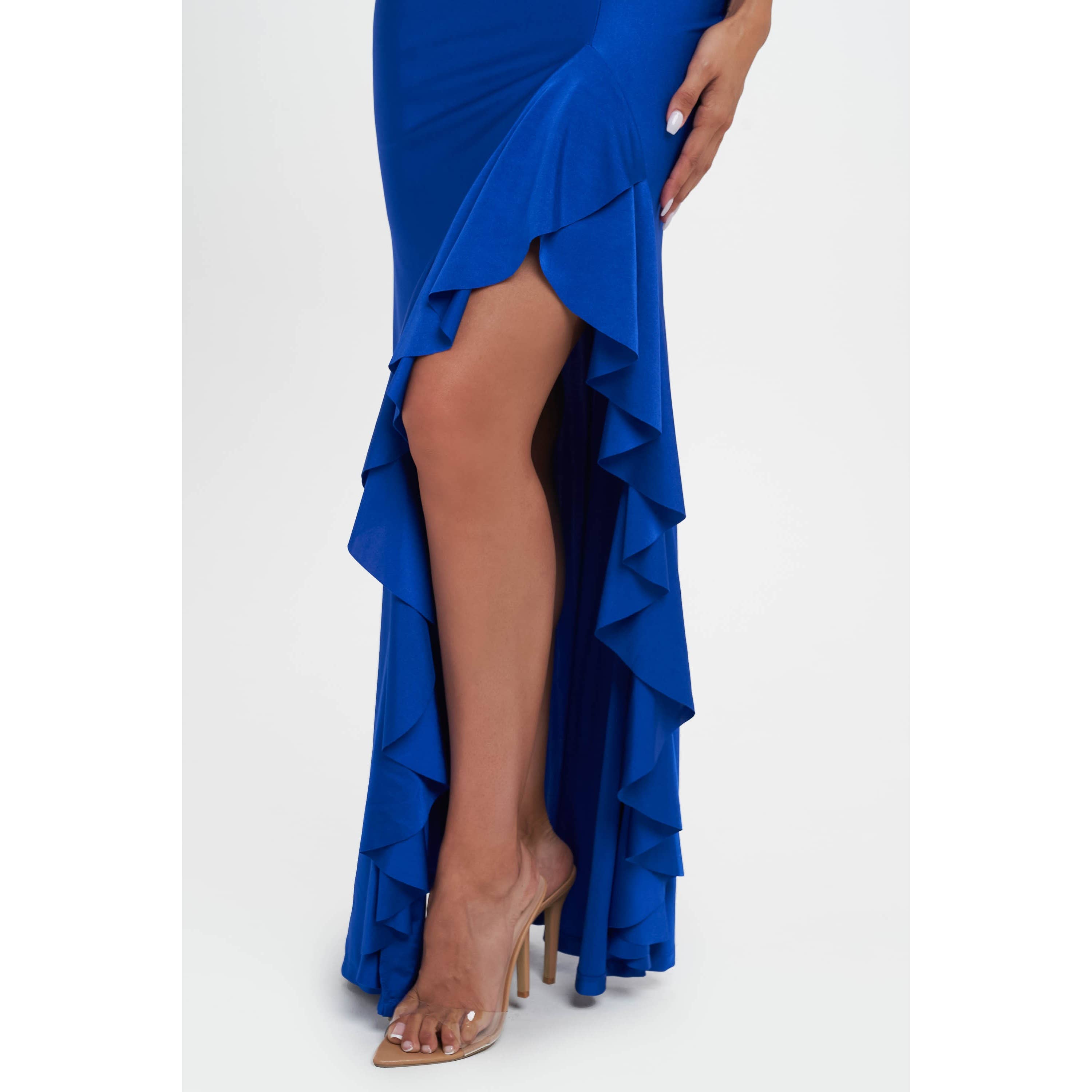 CEFIAN FASHION - Wholesale Dress - Women's - LEA SWEETHEART RUFFLED MAXI DRESS5