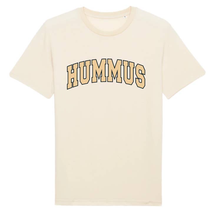 Oat Milk Club - Wholesale Screen Printed T-Shirt - Unisex - Hummus - Organic Cotton Tee1