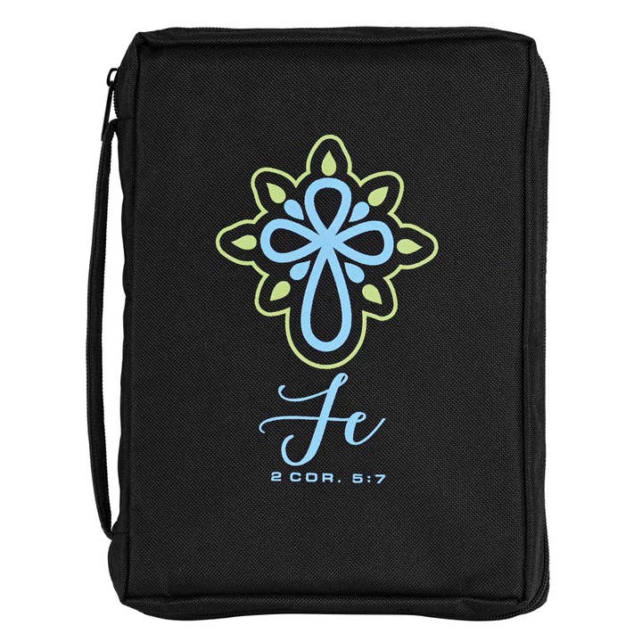 Dicksons - Wholesale Bible Cover - Spanish Bible Case Fe 2 Cor. 5:7 Large