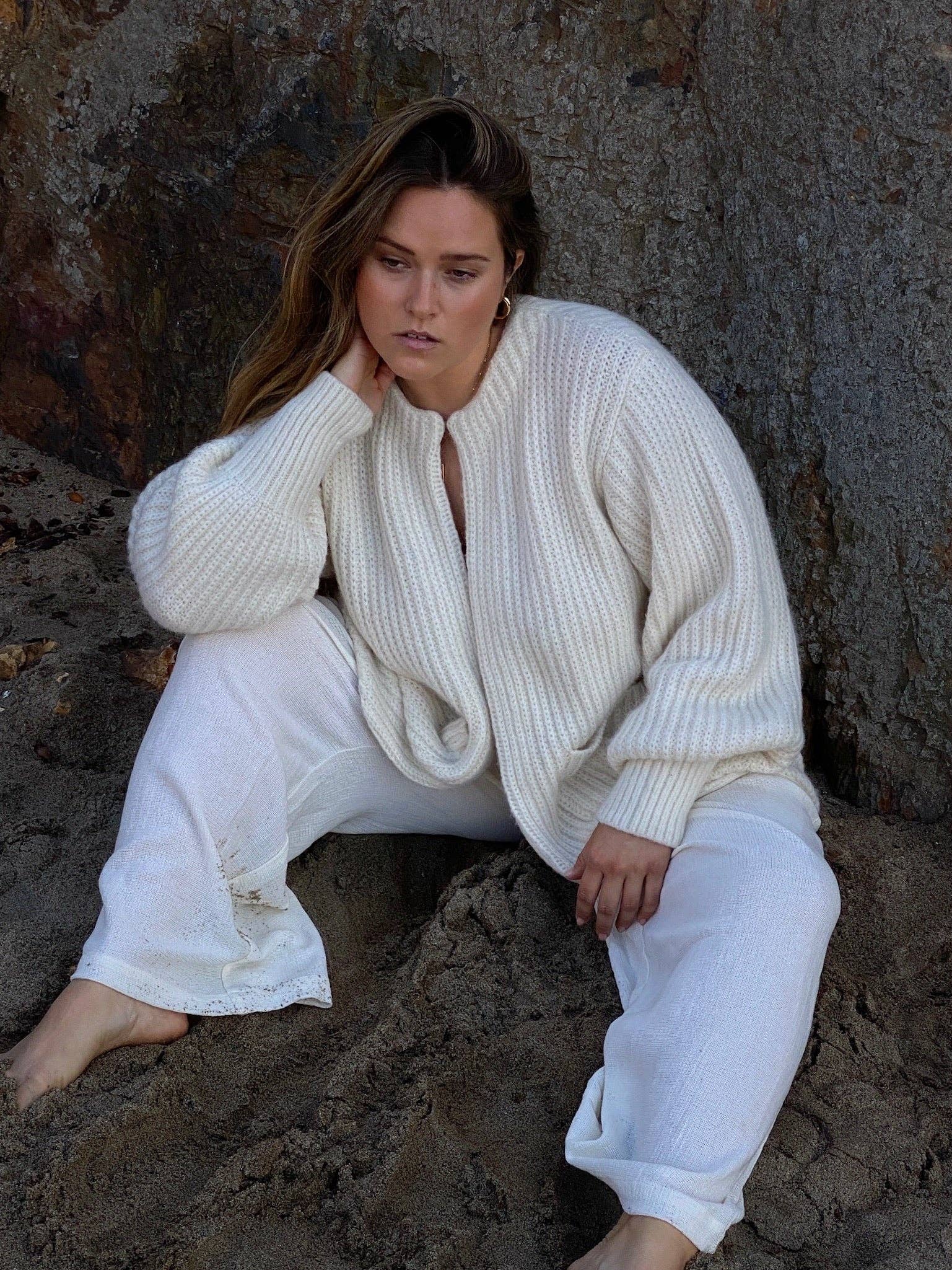 Na Nin - Wholesale Jas - Dames - Gebreide alpacajas van Dylan11