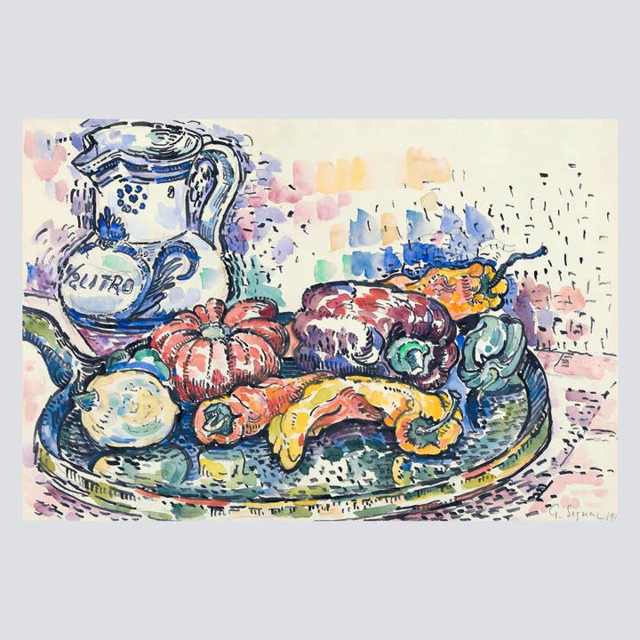 Natureza-morta com Jarro (1919) Impressão de Arte Fina por atacado de Milisima Studio