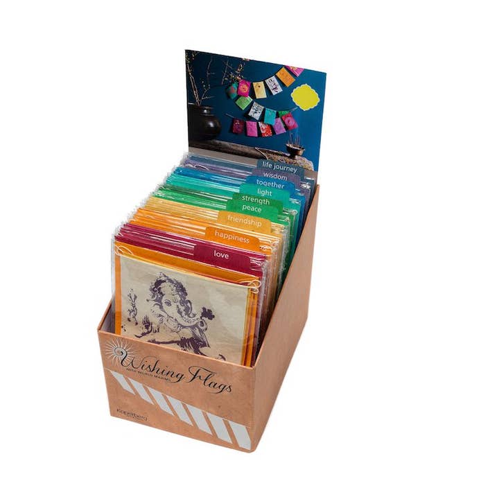 Koperberg - Wholesale Retailer Display - Paper & Novelty - Wishing Flags | 55 Flags