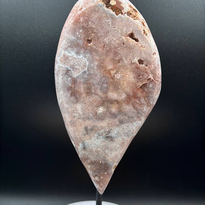 The 7 Directions - Wholesale Spiritual Stone/Crystal - Pink amethyst free form from Brazil w/ info card H2117