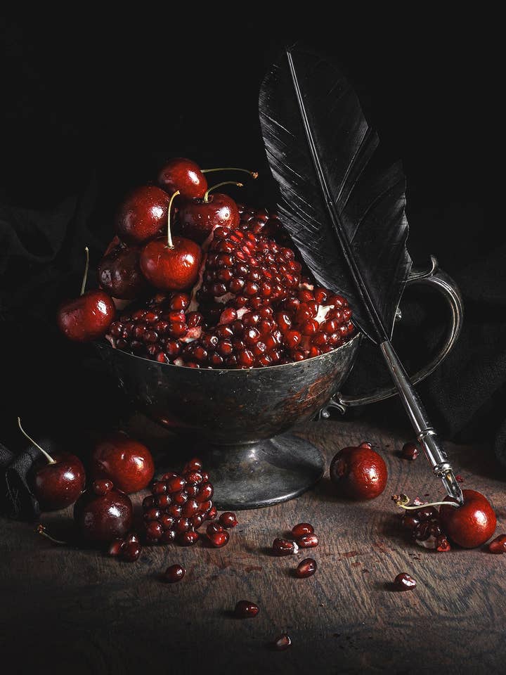 Blood & Ink | Art Print| Gothic Fruit Still Life
for wholesale by Alyssa Thorne