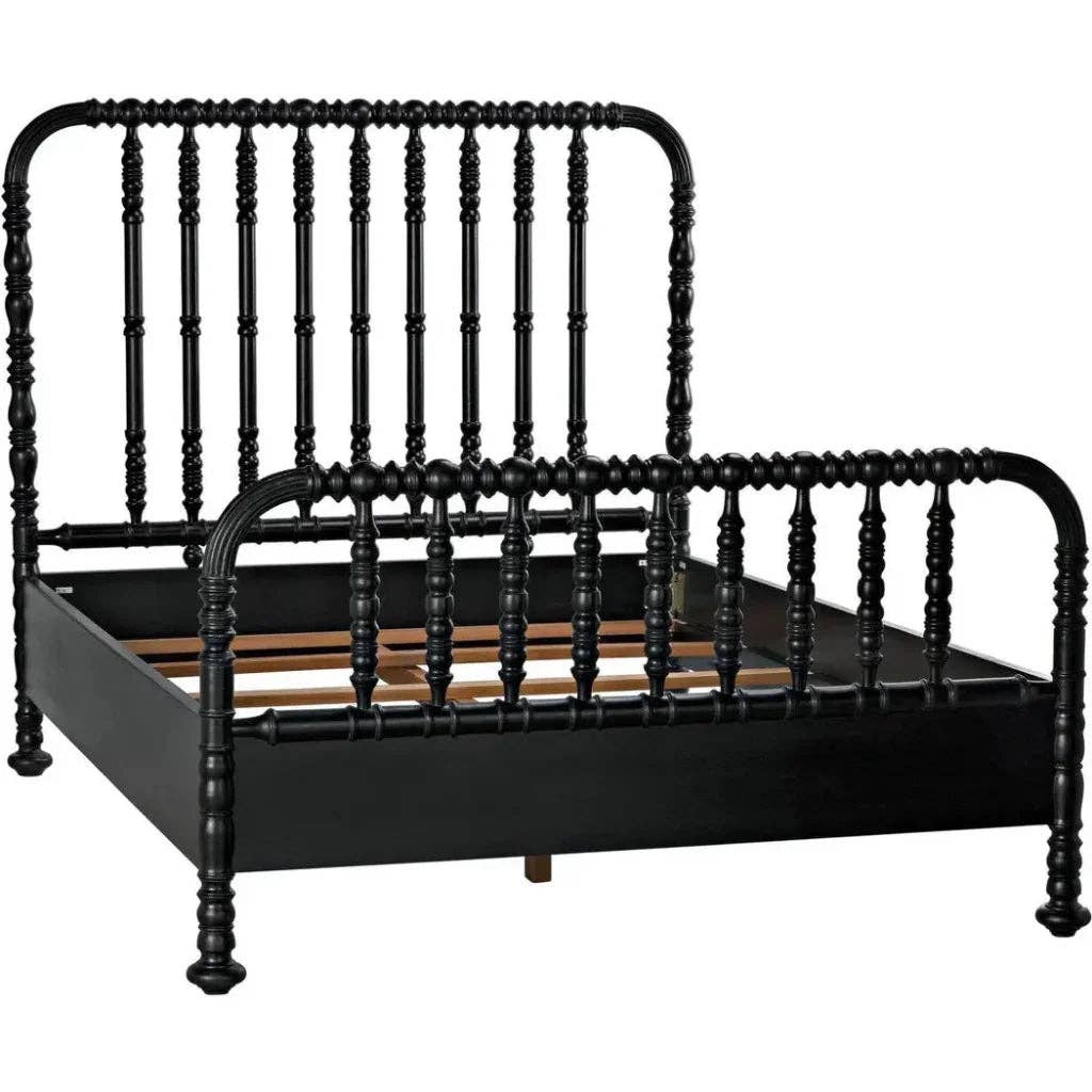 LOOMLAN - Wholesale Bed - Bachelor Black Wooden Bed Frame18
