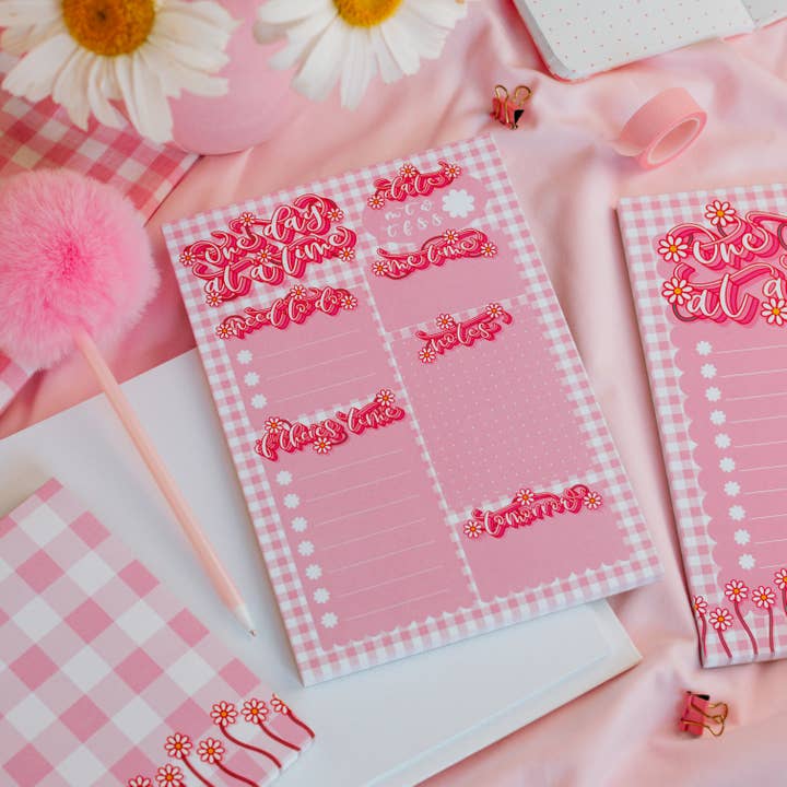 One Day At A Time A5 Floral Daily Planner for wholesale by Dottie's Paper Co.