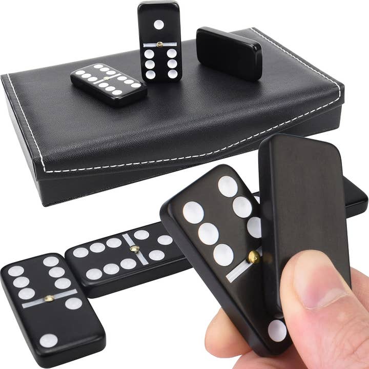 Queensell - Wholesale Dominoes - Dominoes Set for Adults - Double Six Set 28 Tiles