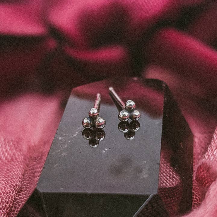 Pixie Dot Stud Earrings for wholesale by Western Dawn Art