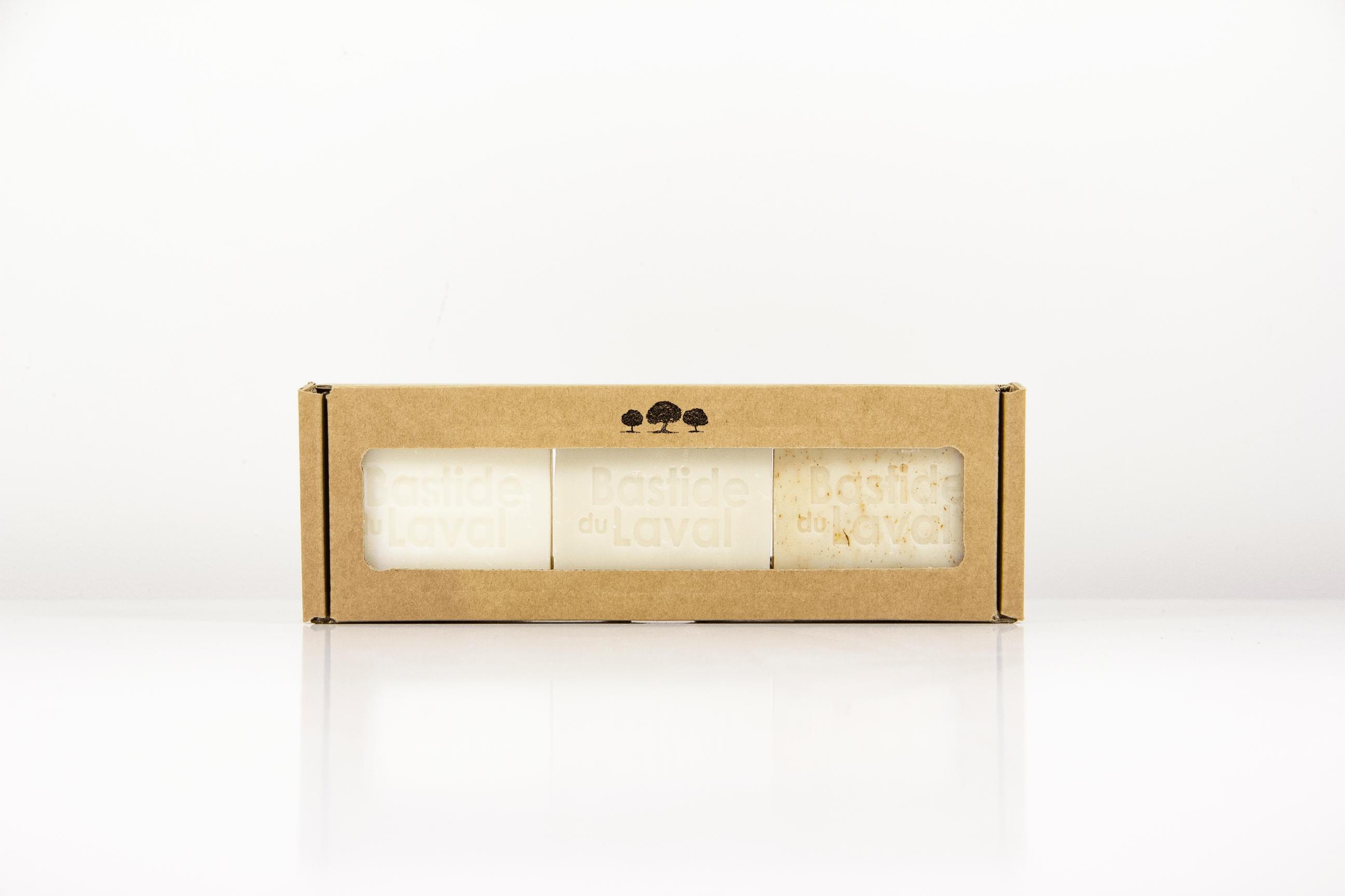 BASTIDE DU LAVAL - SARL Moulin du Grand Cèdre - Vendita all'ingrosso Set di saponi - Set scoperta - 3 saponi profumati0