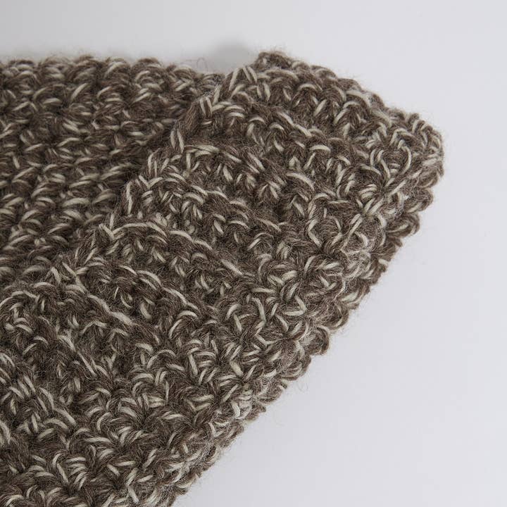 The Mama Made - Venta al por mayor Gorro de lana - Mujer - Gorro lana cruda marrón