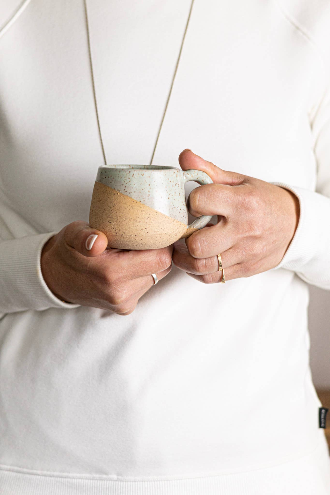 Hands On Ceramics - Wholesale Coffee Mug - Handmade Espresso Mug/Tea Cup with handle- 4 ounces1