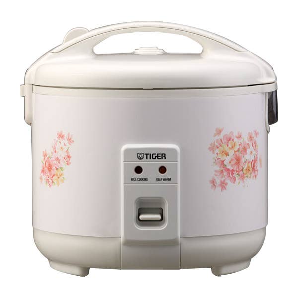 TIGER Electric Rice Cooker 10CUP (Floral White) for wholesale by EMC