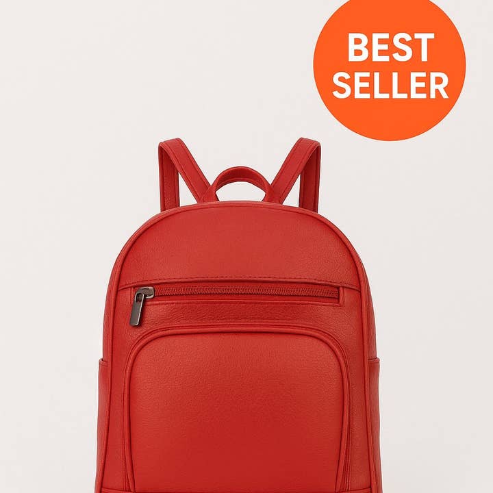 Mochila elegante de cuero genuino para el viajero diario para venta al por mayor de Krediz