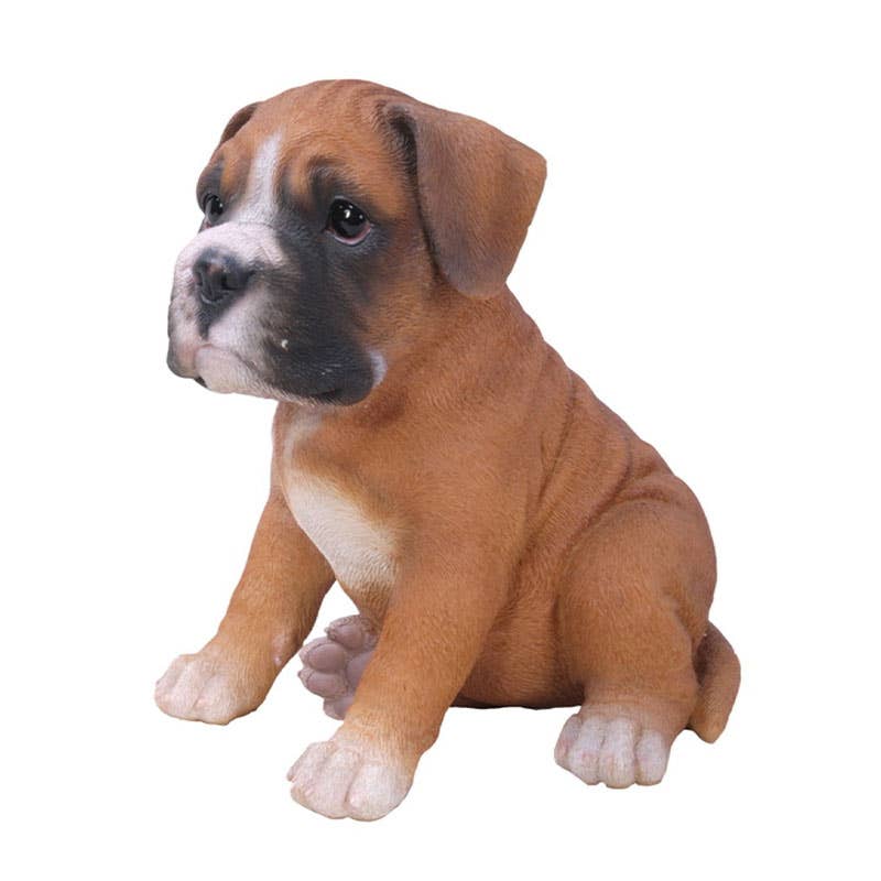 Hi-Line Gift Ltd. - Vendita all'ingrosso Ornamenti/decorazioni per esterni - Amici Animali: Statua di Cucciolo di Boxer2