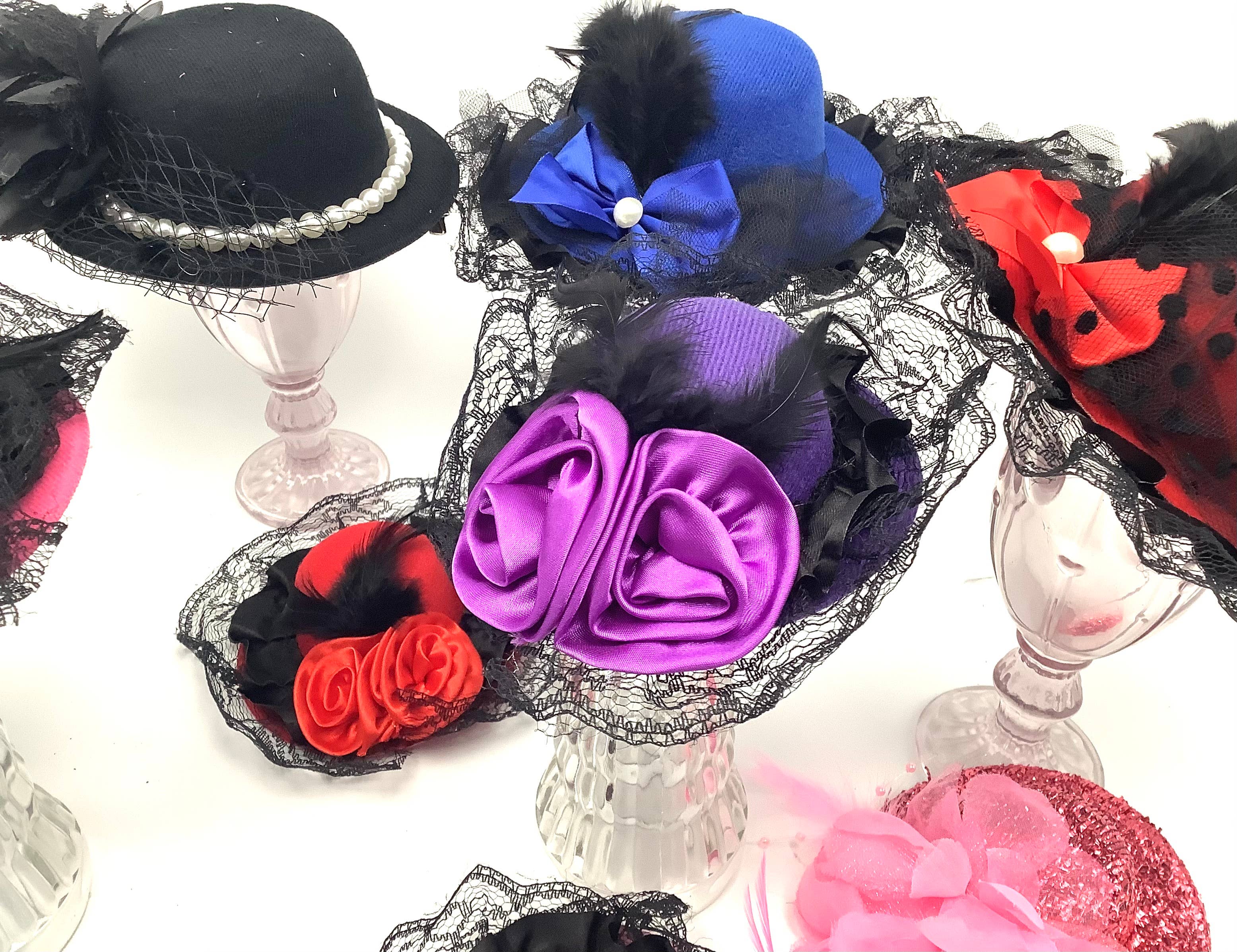 All Little Cute Things - Vendita all'ingrosso Costume di carnevale - Bambini - Cappellini e Fascinator per Bambini per Tea Party in Stile Mismatched7