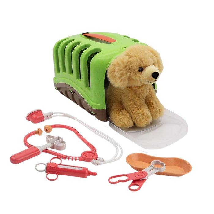 Ensemble de soins vétérinaires pour chien en peluche pour la vente par Kelley and Company