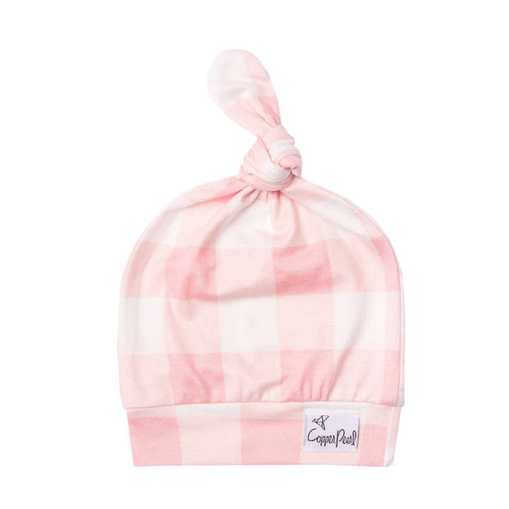 Copper Pearl - Wholesale Newborn/Knit Hat - Baby - Top Knot Hat - London