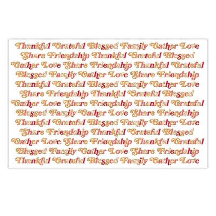 Paper Placemat - Friendsgiving for wholesale by Slant Collections by Creative Brands