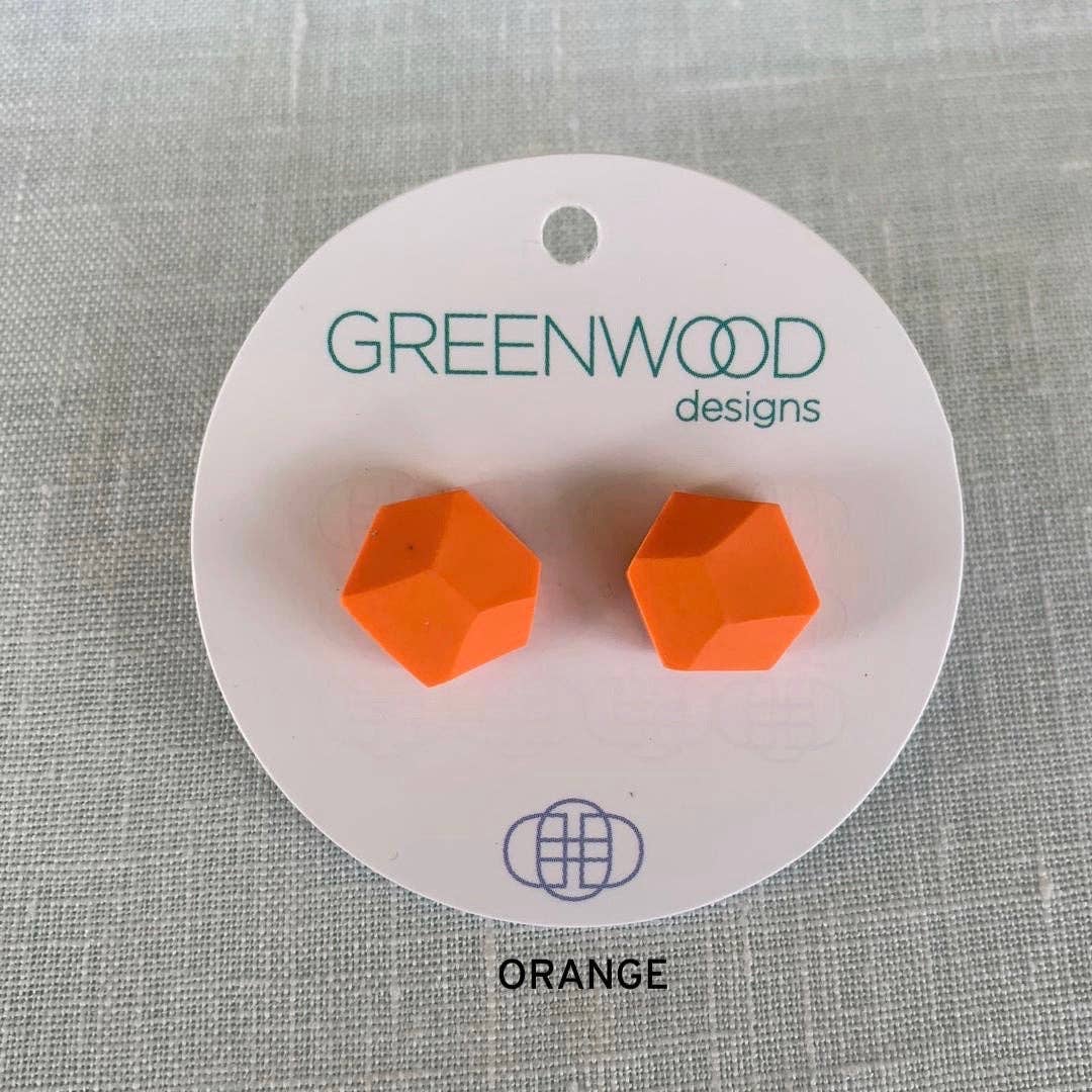 Greenwood Designs - Wholesale Stud/post earrings - Plain Rock Earrings2