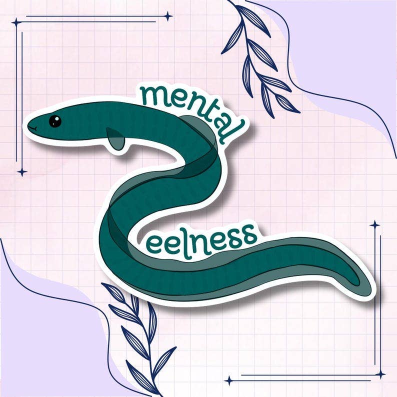 AstroManatee Shop - Wholesale Sticker - Mental Eelness 2.5” Waterproof Sticker // mental health matters sticker4