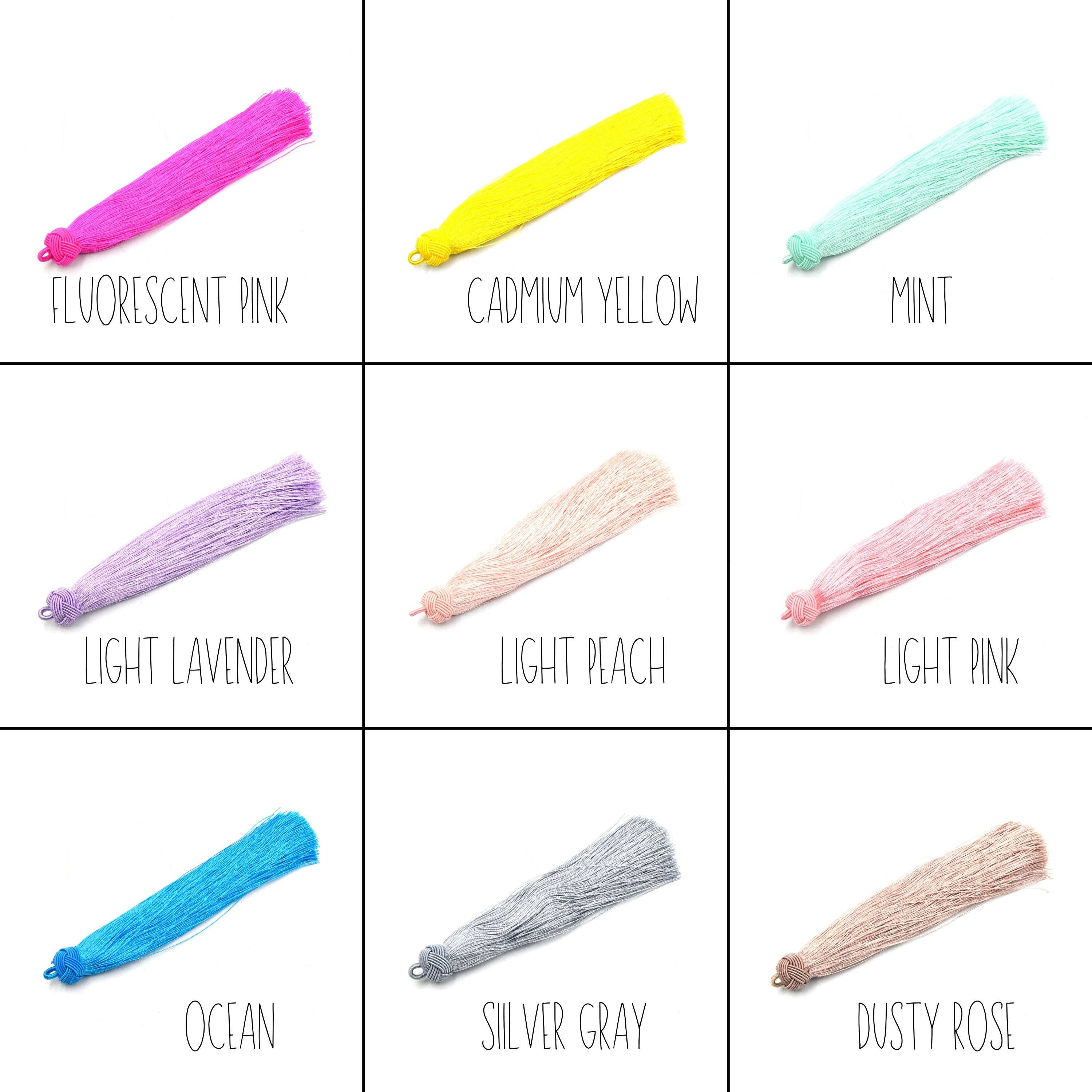 Only Beads - Wholesale DIY Craft Kit - Tassels | Knot Cap Tassel Silk Mala Gypsy Tassel Pendants3