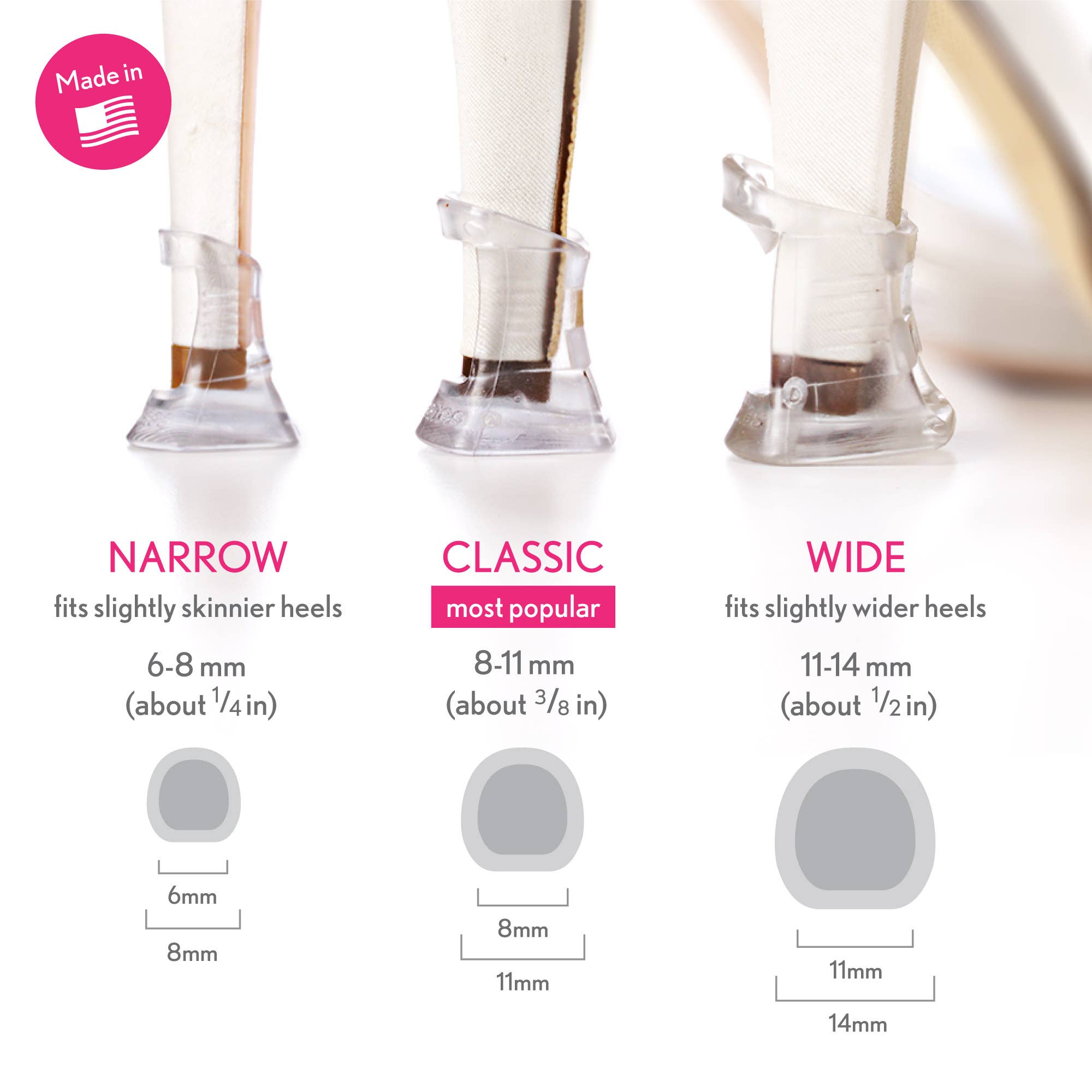 Solemates - Wholesale Shoe Accessories - Complete Collection - Multi-Pair Set of High Heel Protectors5