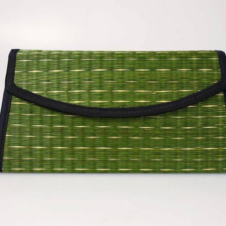 Baskets of Cambodia - Wholesale Clutch Bag - Women's - La Pria Clutch Bag W/ Braided Strap4