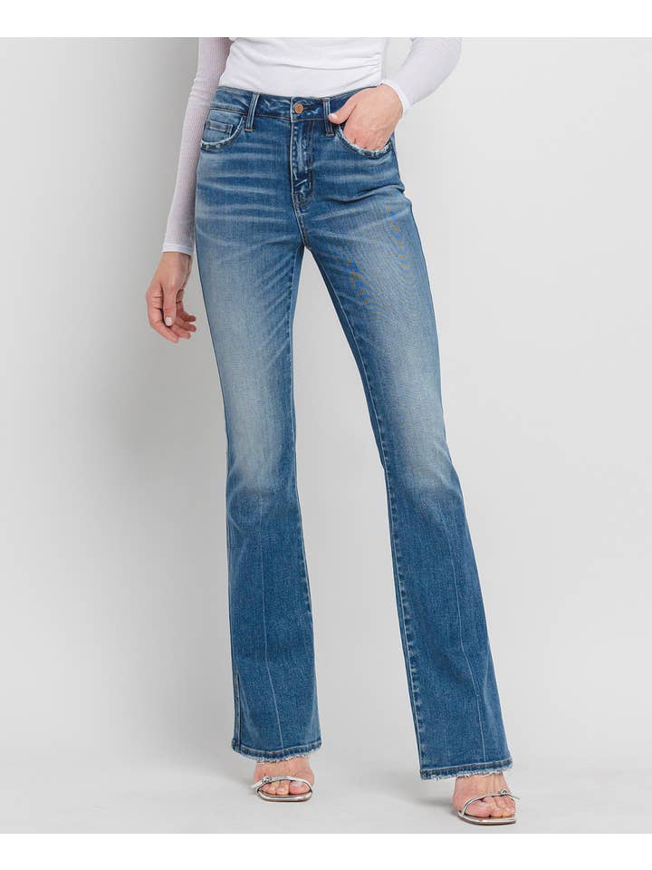 ERR FREE HIGH RISE FULL LENGTH BOOTCUT JEANS F5099 for wholesale on Faire