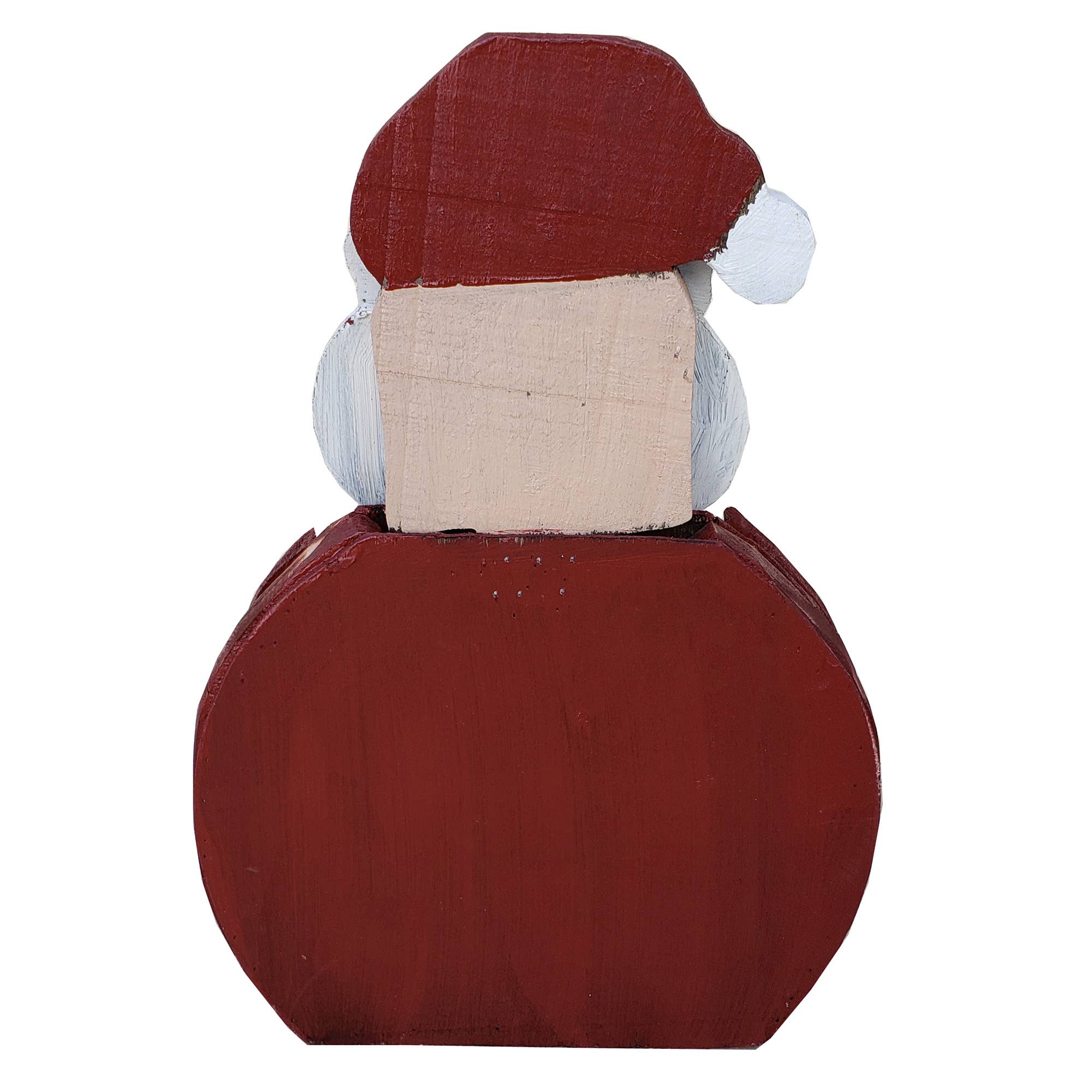 Hi-Line Gift Ltd. - Wholesale Kerstdecoratie - 2-delige houten kerstman en sneeuwpop 20 cm kerstdecor2