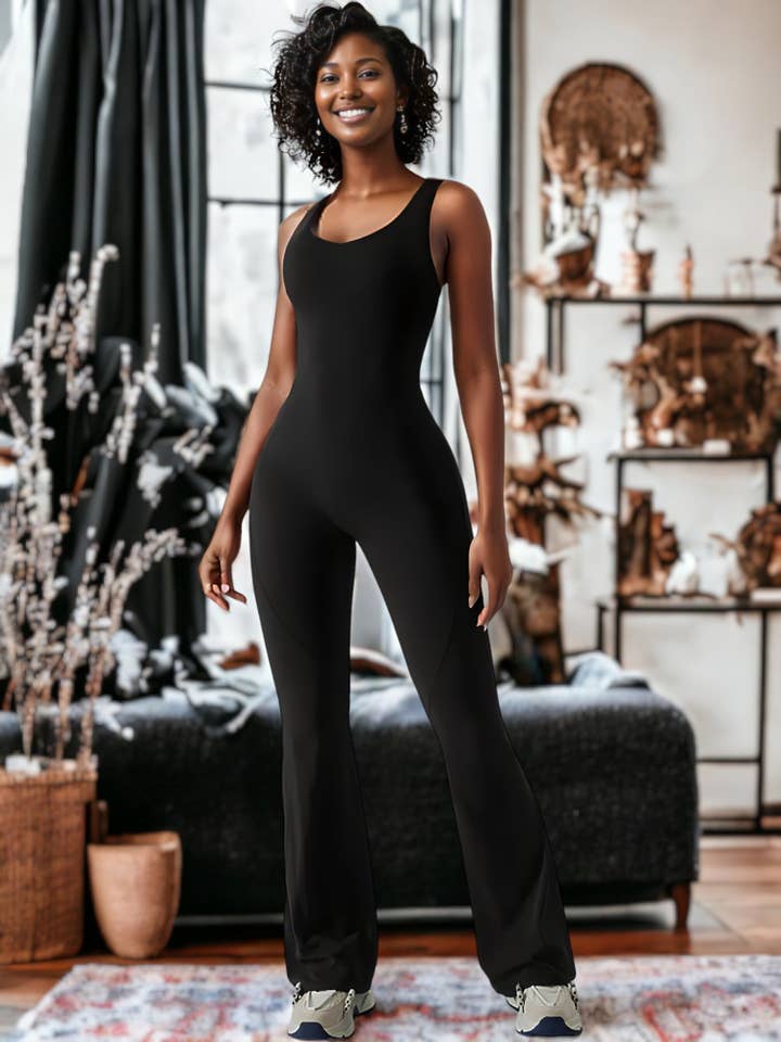 Active by Anna-Kaci - Wholesale Unitard - Women's - Hip-Raising And Abdominal Slimming One-Piece Yoga Clothes