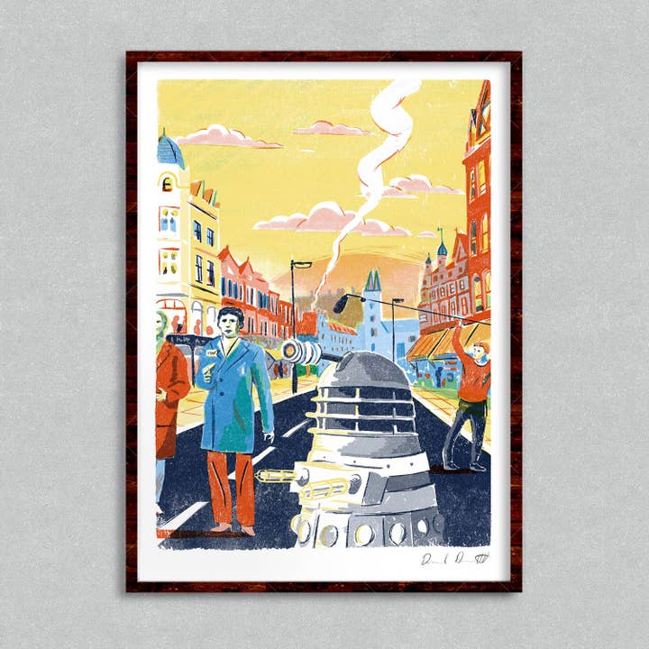 Utrota! Doctor Who Ealing för wholesale av Haskett Prints