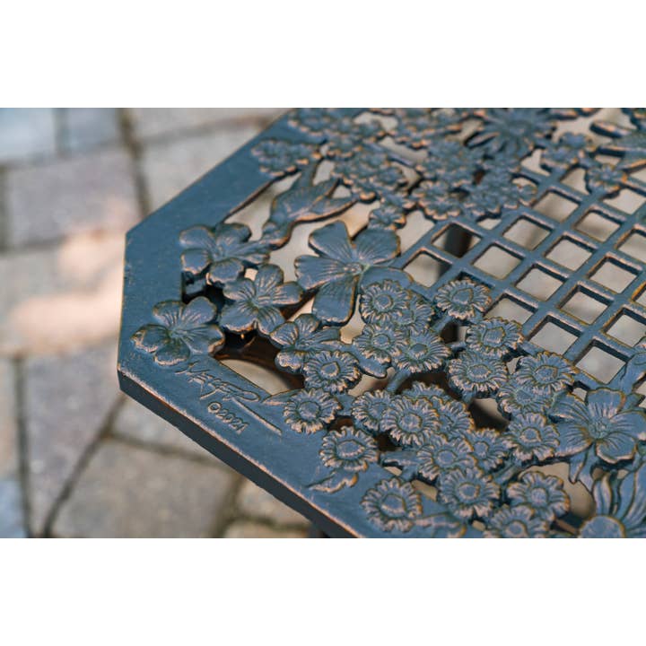 Wildflower End Table for wholesale by Painted Sky Designs