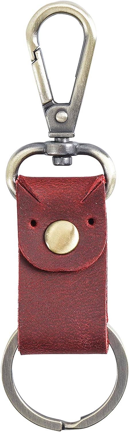 American Leather Goods - Vente Porte-clés – unisexe - Porte-clés en cuir véritable, petit porte-clés pour homme et femme4