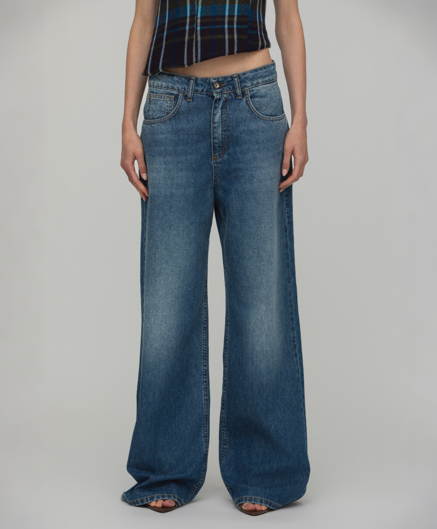 Giorgia Fratta – wholesale Jeans – Women’s – Elodie Wide Leg Jeans Made in Italy7
