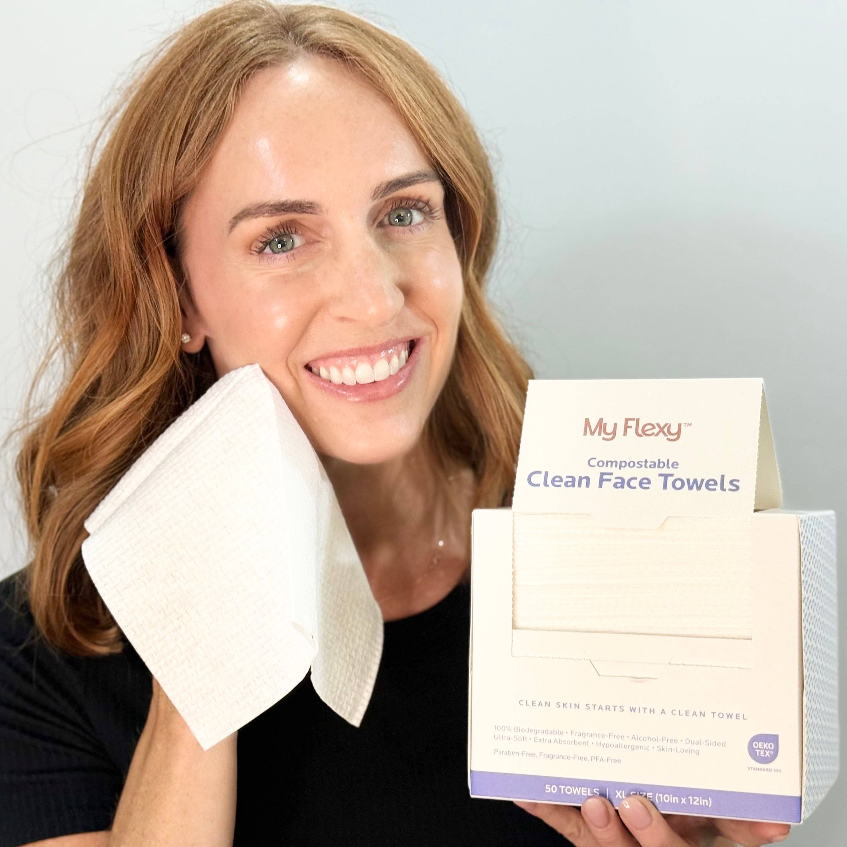 My Flexy – wholesale Ansikts- och kroppsservetter – Komposterbara rena ansiktshanddukar15