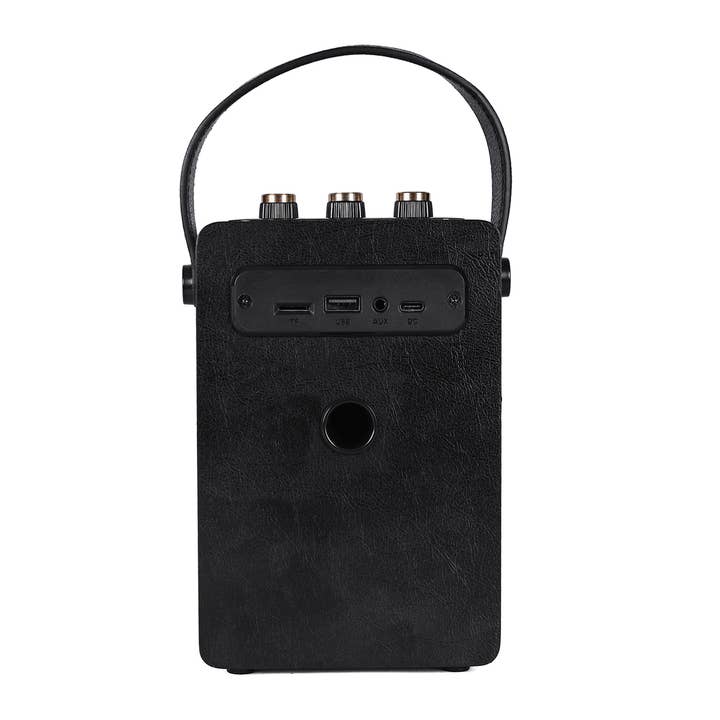 Master Tailgaters, LLC - Wholesale Speakers - Fuse Andle Bluetooth Speaker with Handle - Black3