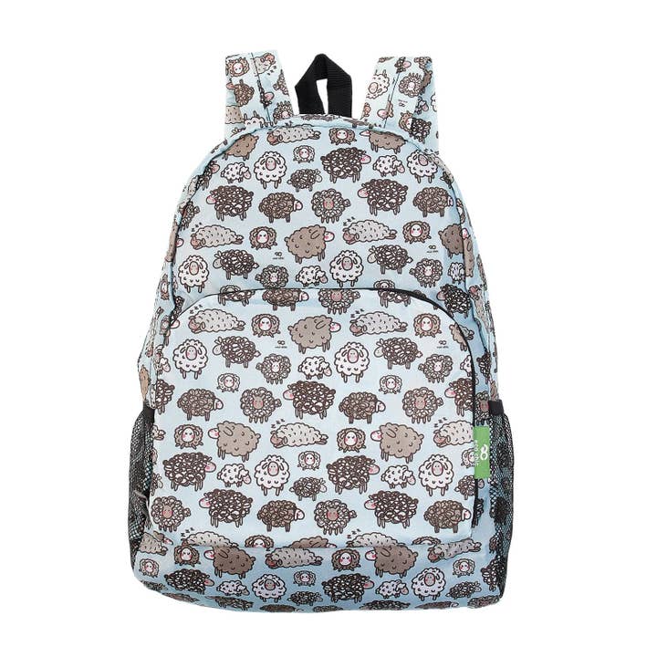 Mochila Plegable Ligera Eco Chic Oveja Bonita para venta al por mayor de Eco Chic
