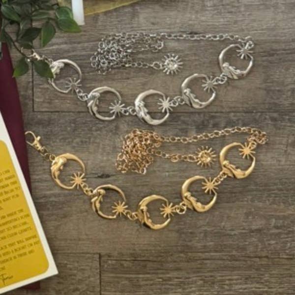 The House Of Gentry - Wholesale Belt - Women's - Whimsy Goth Celestial Chain Belt