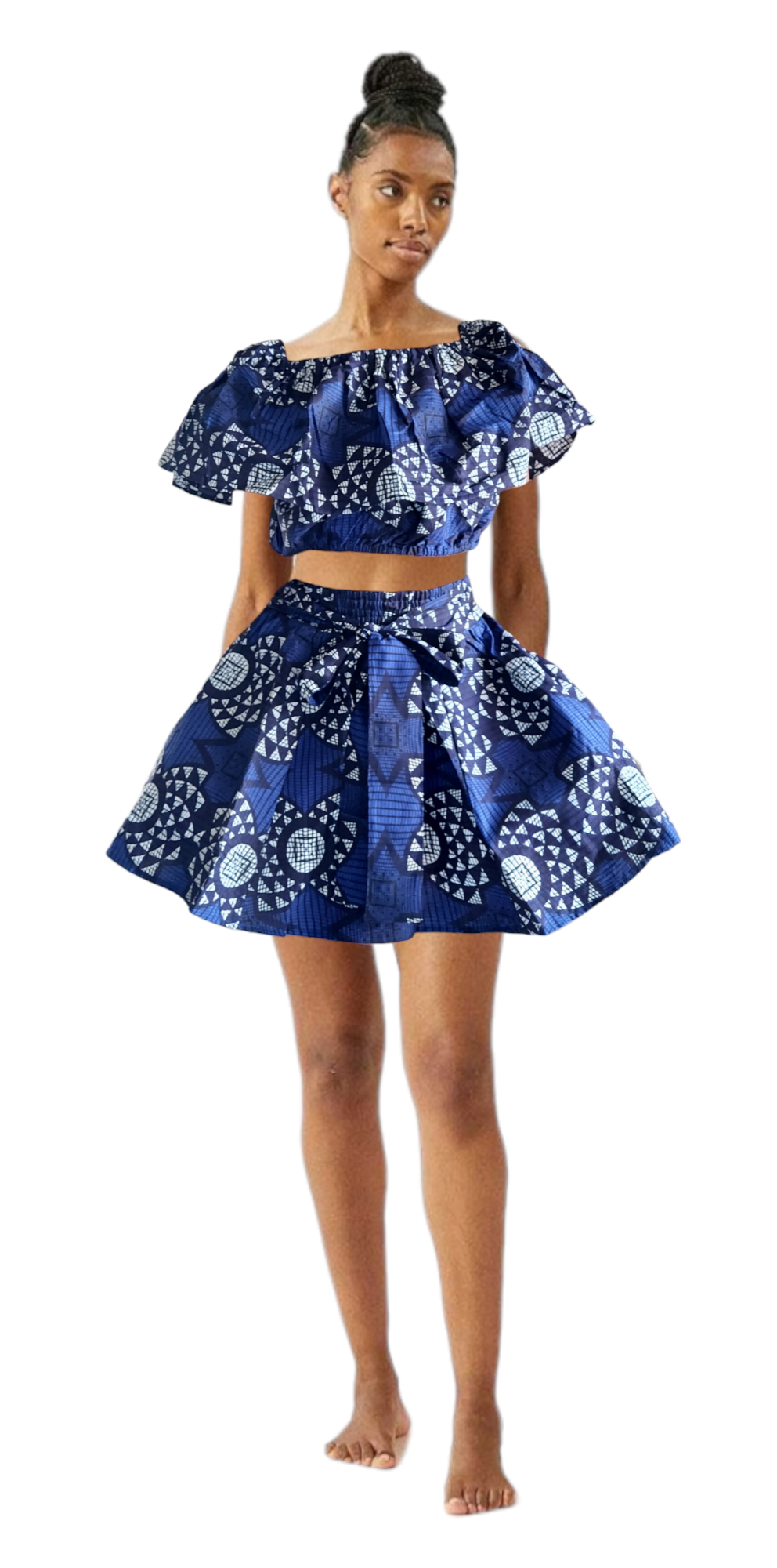 India Batik - Vendita all'ingrosso Completo top e gonna - Donna - 777 - Set minigonna e top corto2