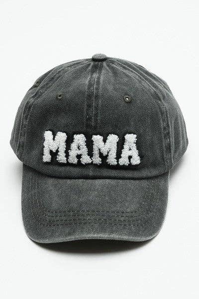 JOSSLYN by wall to wall - Wholesale Baseball Cap - Women's - WASHED SHERPA MAMA BASEBALL CAP 40HW7018