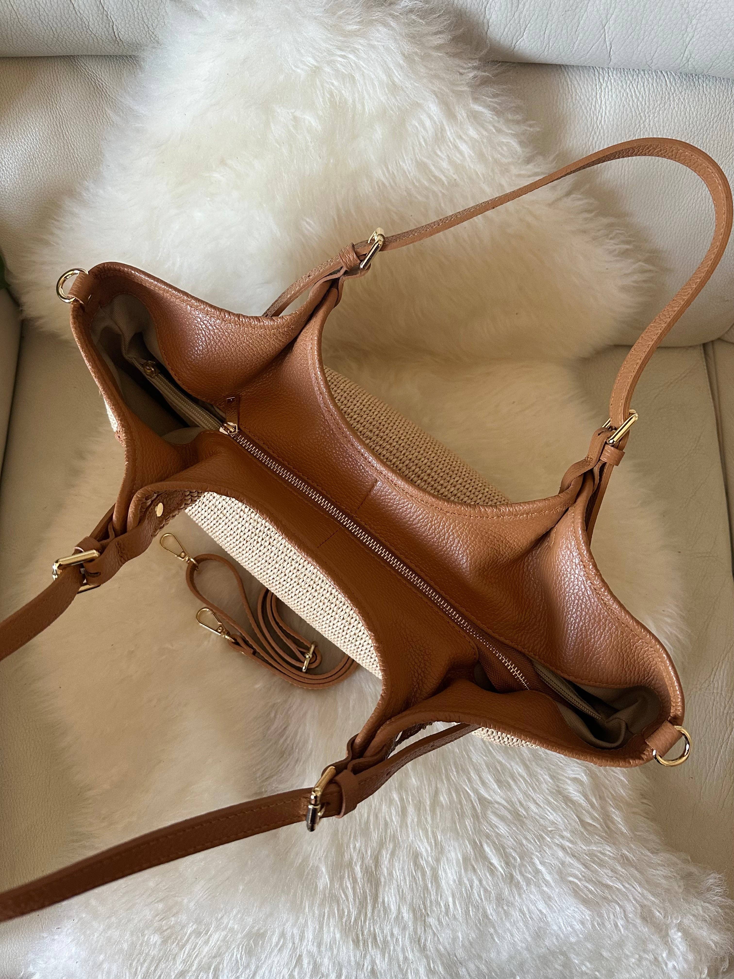 Zhade - Wholesale Shoulder Bag - Women's - THAI - raffia and genuine leather8