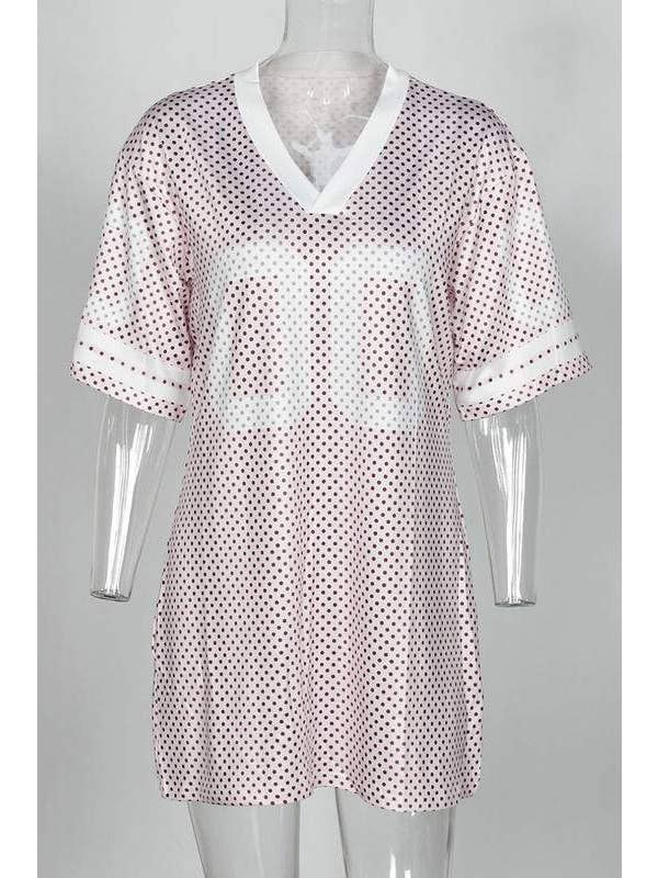 Queen Fashion - Wholesale Blouse - Women's - v neck t shirts dress7