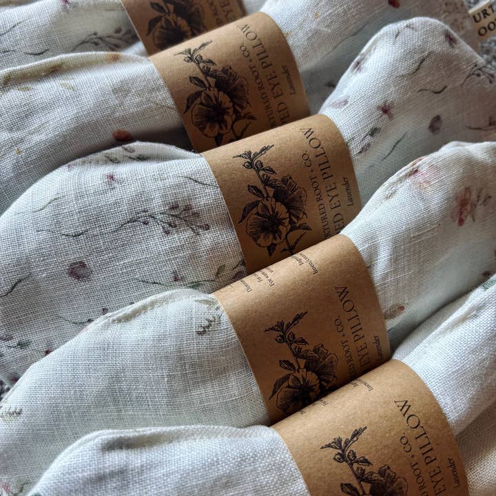 Nurtured Root + Co. - Wholesale Spa/Therapy Pillow - Hot & Cold Shaped Eye Pillow