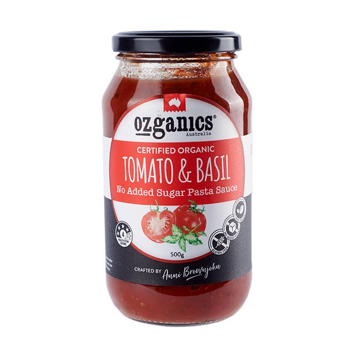 Tomato & Basil Pasta Sauce for wholesale by Ozganics