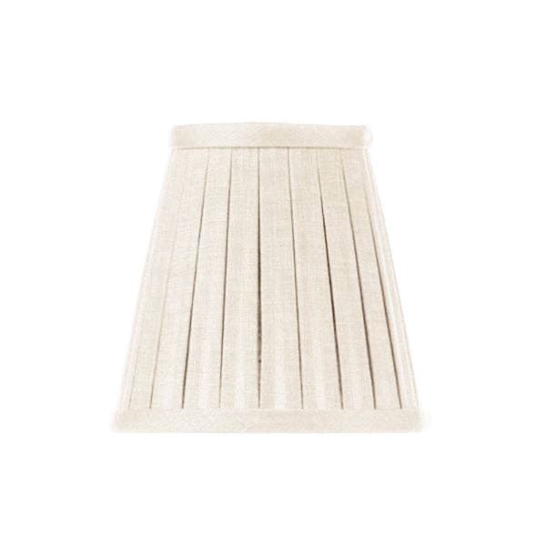 International Shades - Wholesale Lamp Shade - Box Pleated Chandelier Linen Shade