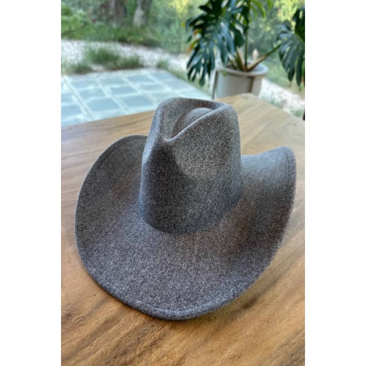 One and Only Accessories - Vente Chapeau de cowboy – femme - CHAPEAU DE COWBOY EN FEUTRE VÉGÉTALIEN5