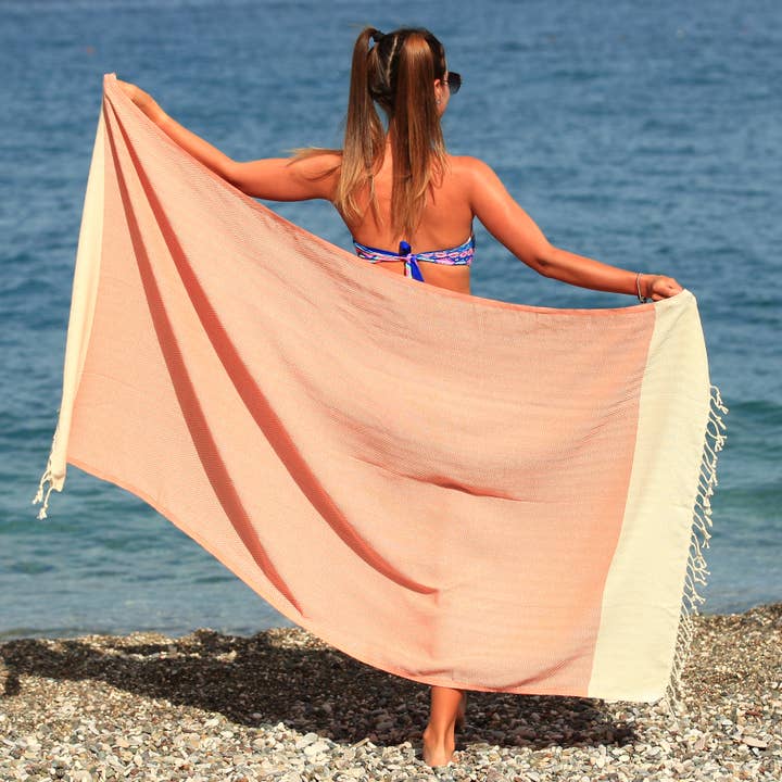 East'N Blue - Wholesale Beach Towel - Fulvia Turkish Cotton Peshtemal Beach Towel